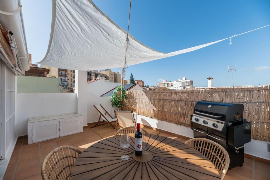 Urban Charm Rooftop Apartment With Vista Malaga Zewnętrze zdjęcie